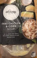 Thai chicken & corn soup