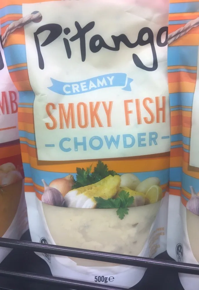 Smoky fish chowder soup