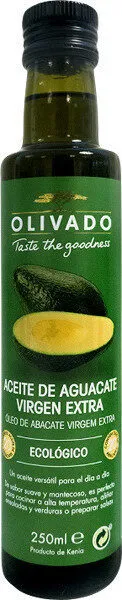 Aceite de aguacate virgen extra ecológico