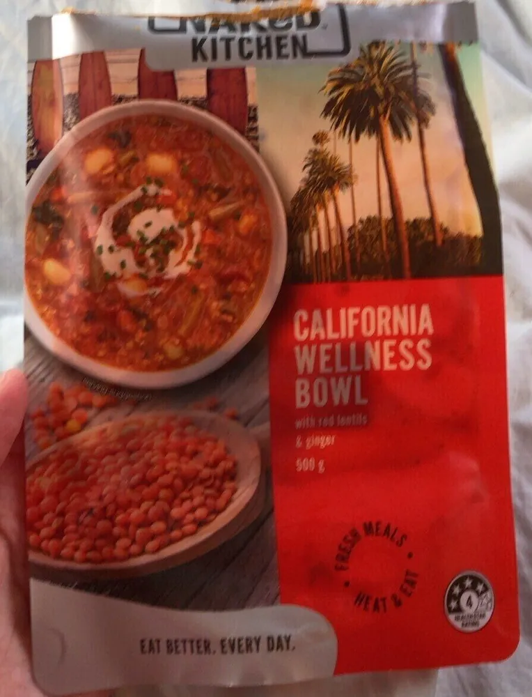 California Wellness Bowl with Lentils & ginger