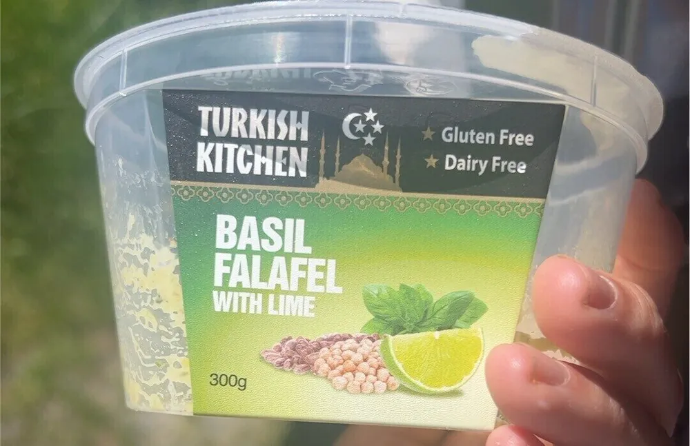Basil falafel