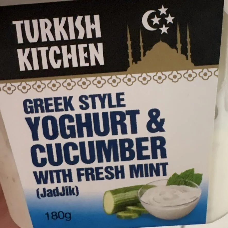 Greek Style Yoghurt & Cucumber with Fresh Mint (JadJik)