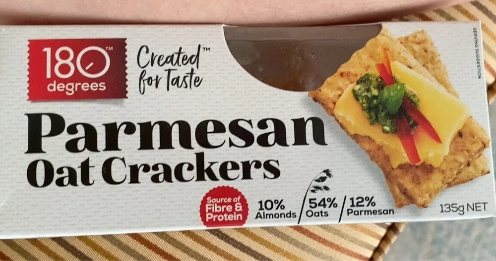 Parmesan Oat Crackers