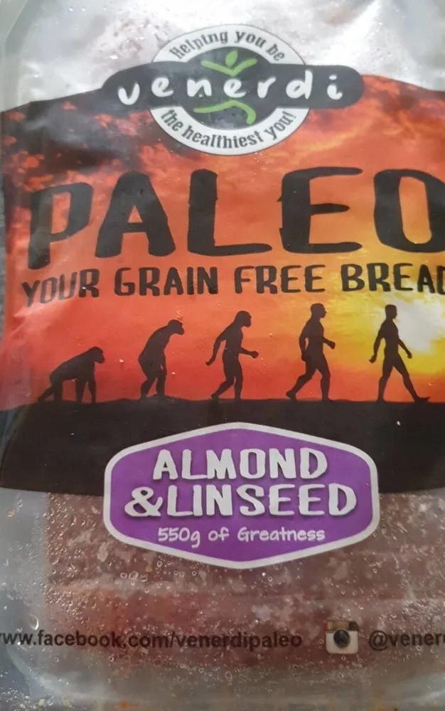 Paleo almond and linseed bread