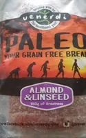 Paleo almond and linseed bread