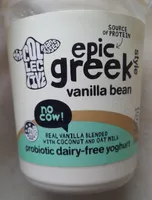 epic greek style vanilla bean probiotic dairy-free yoghurt