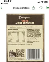 Natural Cheese & Rice Crackers