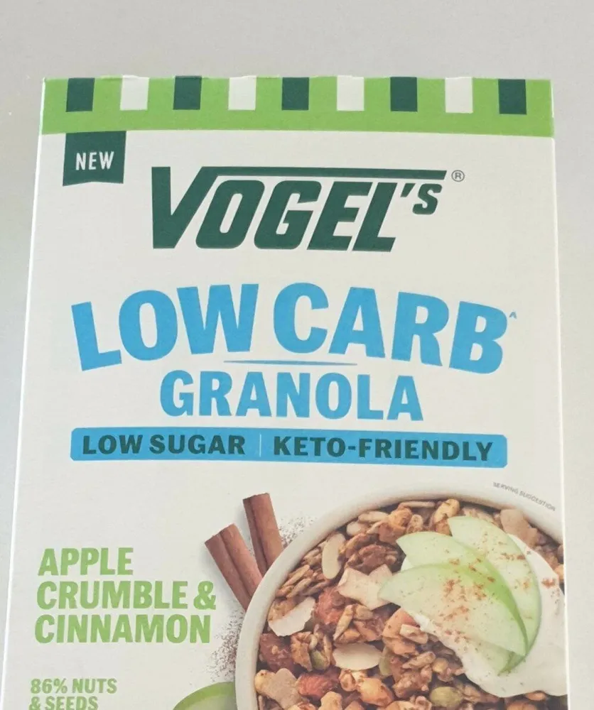 LOW CARB GRANOLA Apple Crumble & Cinnamon