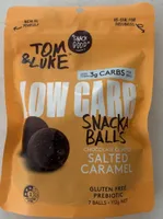 LOW CARB SNACKA BALLS Chocolate Coated Salted Caramel