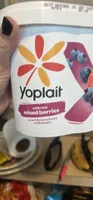 Yoplait Real fruit mixed berries