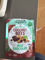 Organic coconut bites mint chocolate