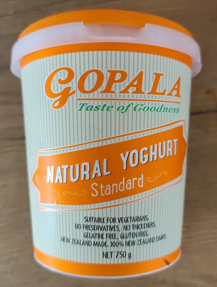 Natural Yoghurt Standard