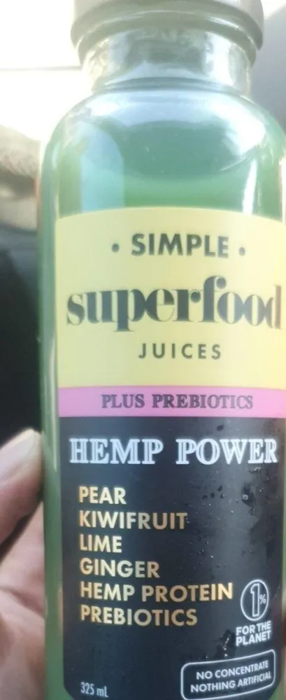 superfood smoothie HEMP POWER