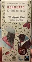 Organic dark chocolate
