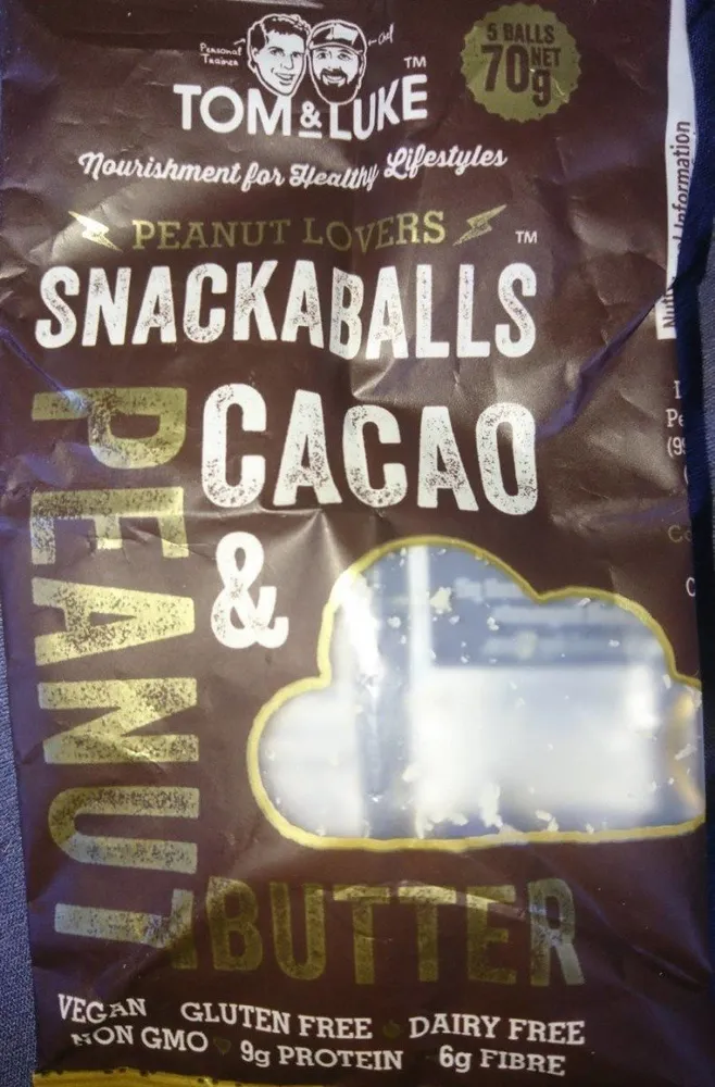Snackaballs cacao & peanut butter