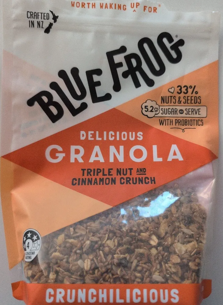 Delicious granola triple nut and cinnamon crunch