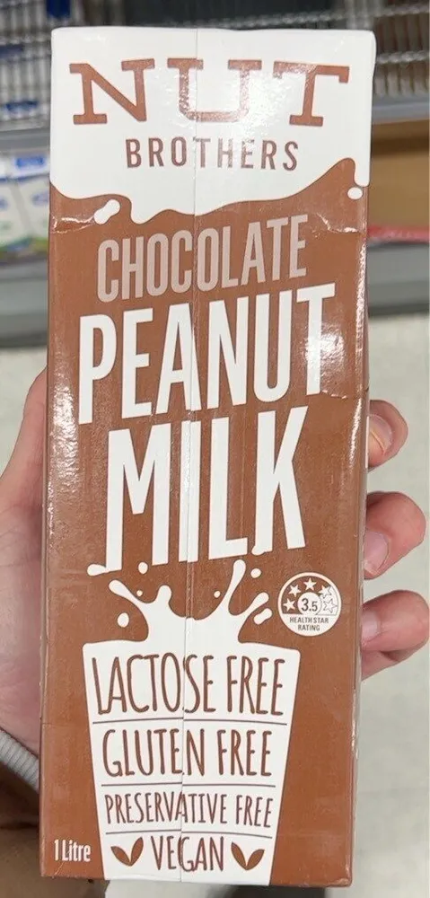 Chocolate peanut milk