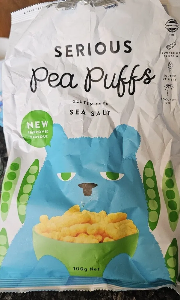 Serious Sea Salt Seasoned Pea Puffs