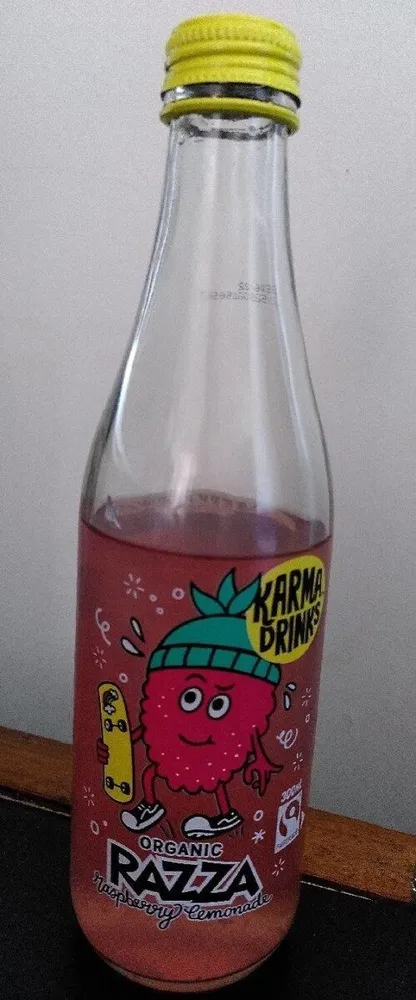 Organic razza raspberry lemonade