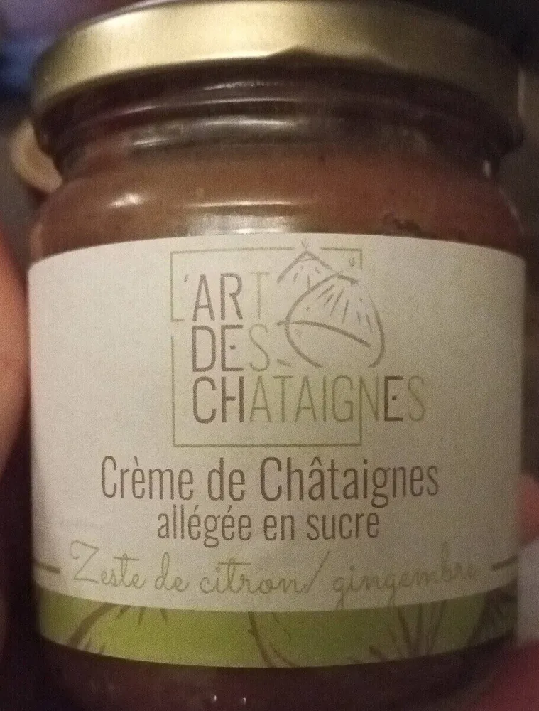 Crème de châtaigne allégée en sucre
