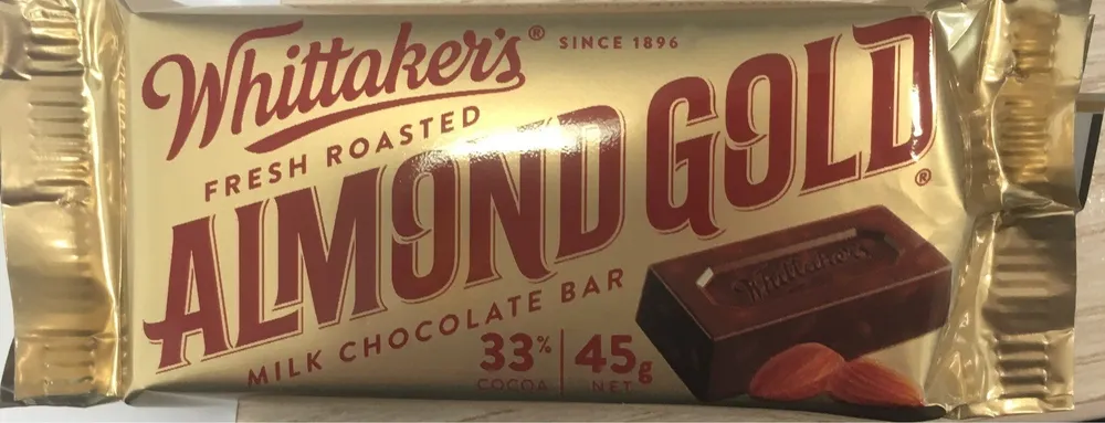 Almond Gold Milk Chocolate Bar