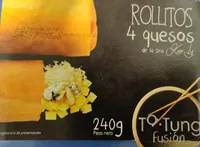 Rollitos 4 quesos