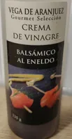 Crema de vinagre balsámico al eneldo
