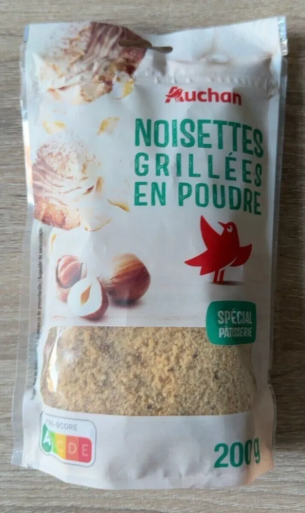 Noisettes grillees en poudre