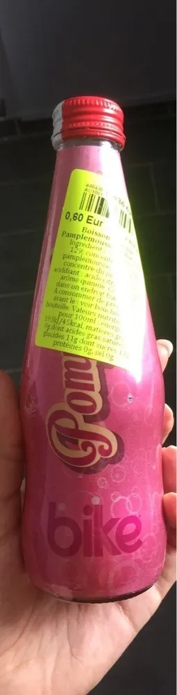 Boisson gazeuse Pamplemousse fraise