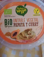 Untable vegetal papaya y curry