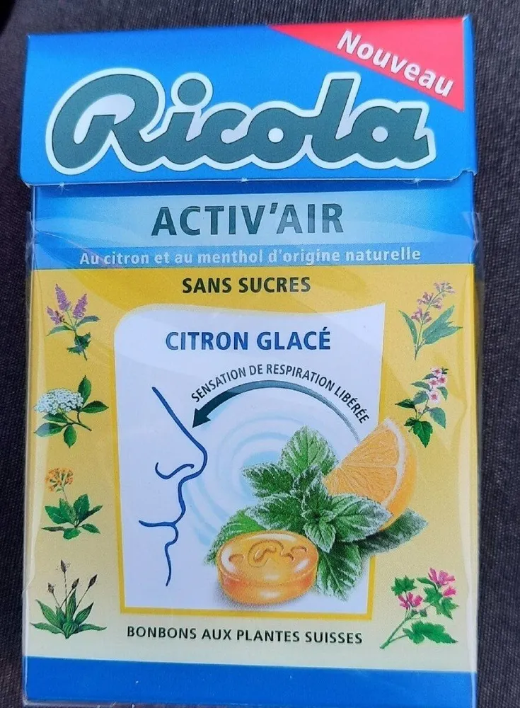 Ricola activ'air citron glacé