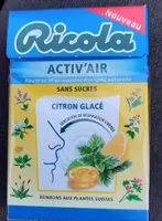 Ricola activ'air citron glacé