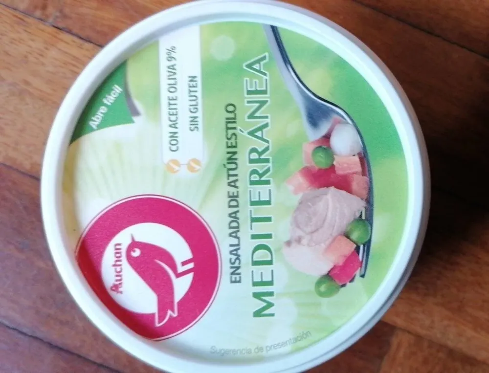Ensalada de atún estilo Mediterránea