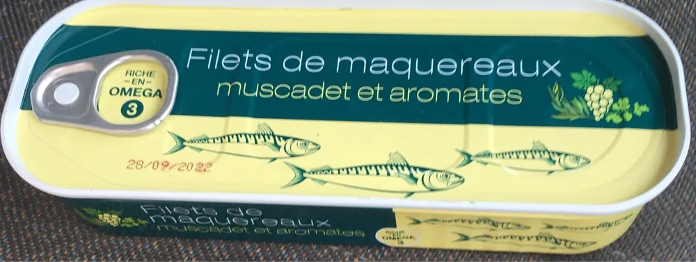 Filets de maquereaux muscadet et aromates
