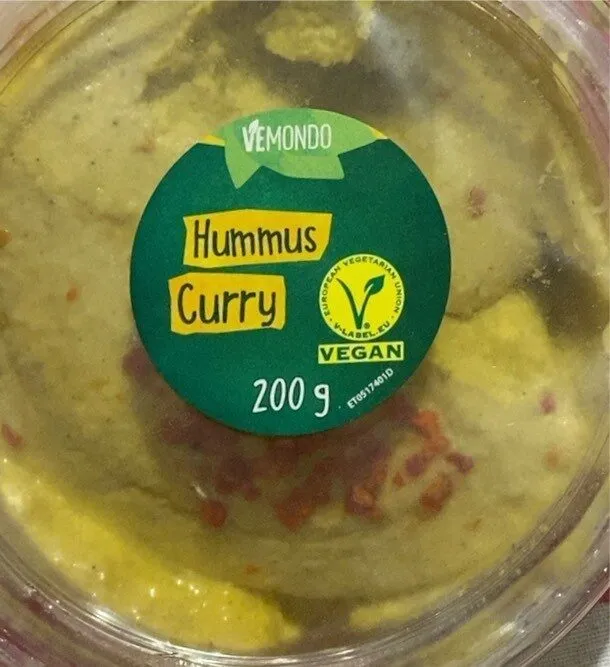 Hummus curry vegan