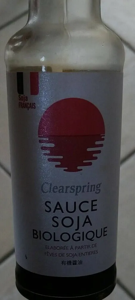 Sauce soja biologique