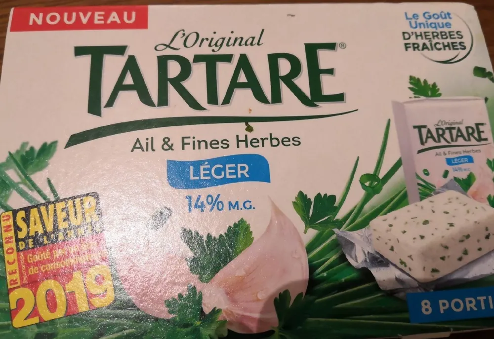 Tartare Ail et fines herbes Léger 14%