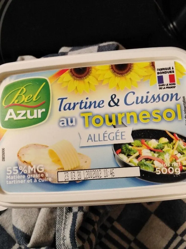 Tartine et cuisson au tournesol