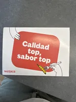 Balacao con samfaina y patatas asadas