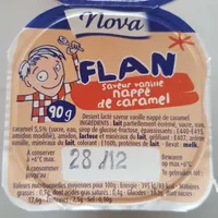 Flan saveur Vanille Nappé de Caramel