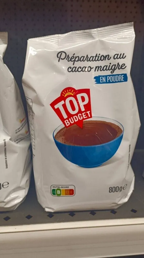 Préparation au cacao maigre