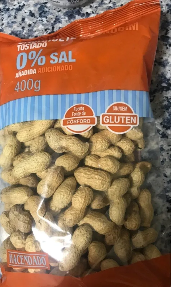 Cacahuete tostado 0% sal