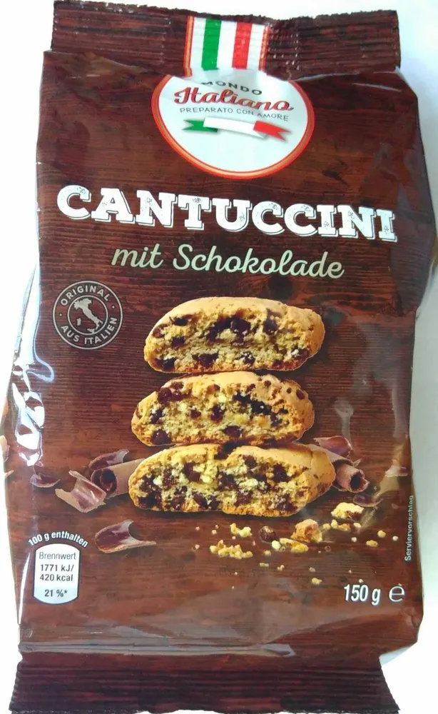 Cantuccini mit Schokolade
