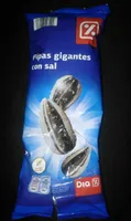 Pipas gigantes con sal