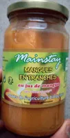 Mangue en tranches au jus de mangue