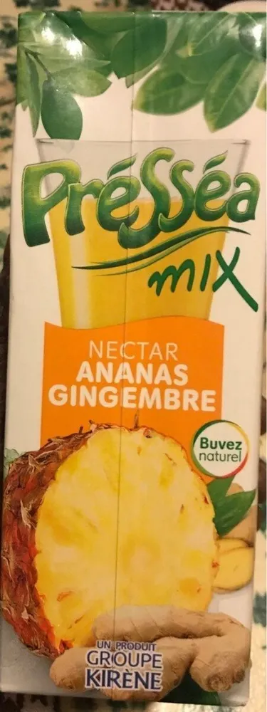Nectar ananas gingembre