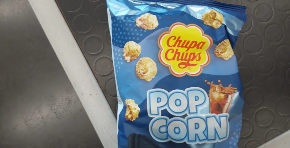 Pop corn chupa chups cola