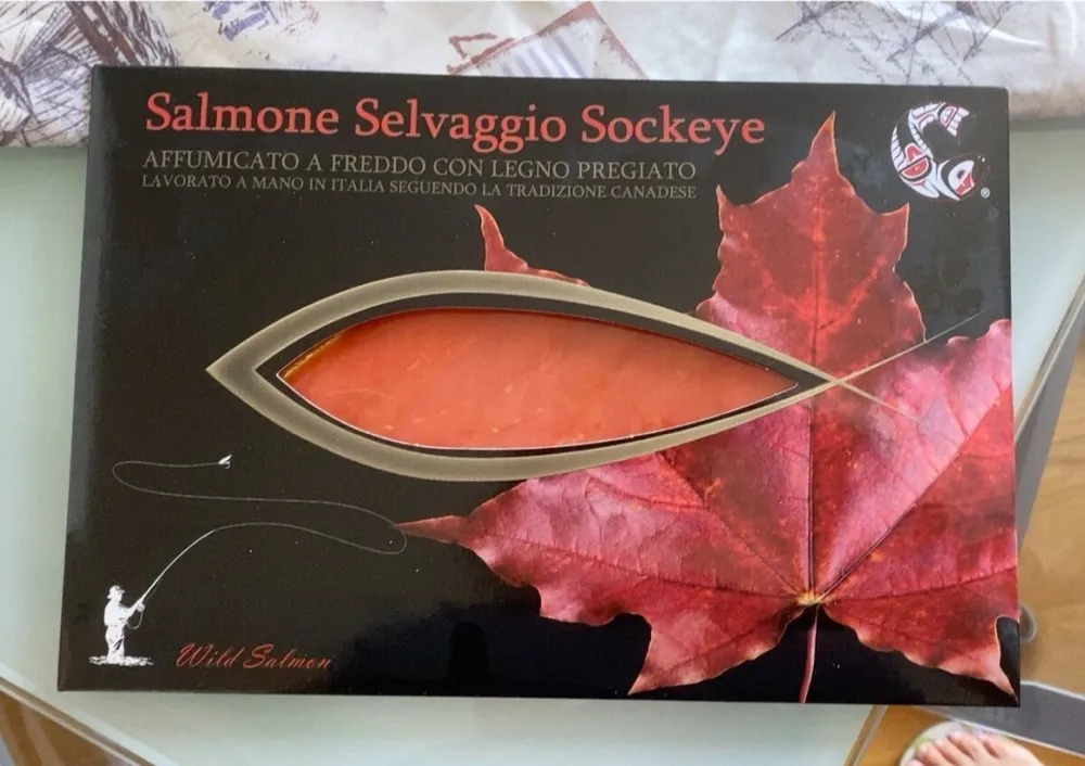 Salmone selvaggio rosso Sockeye