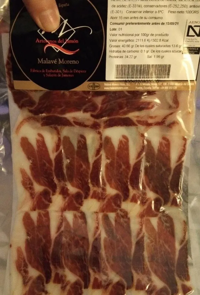 Paleta de bellota ibérica