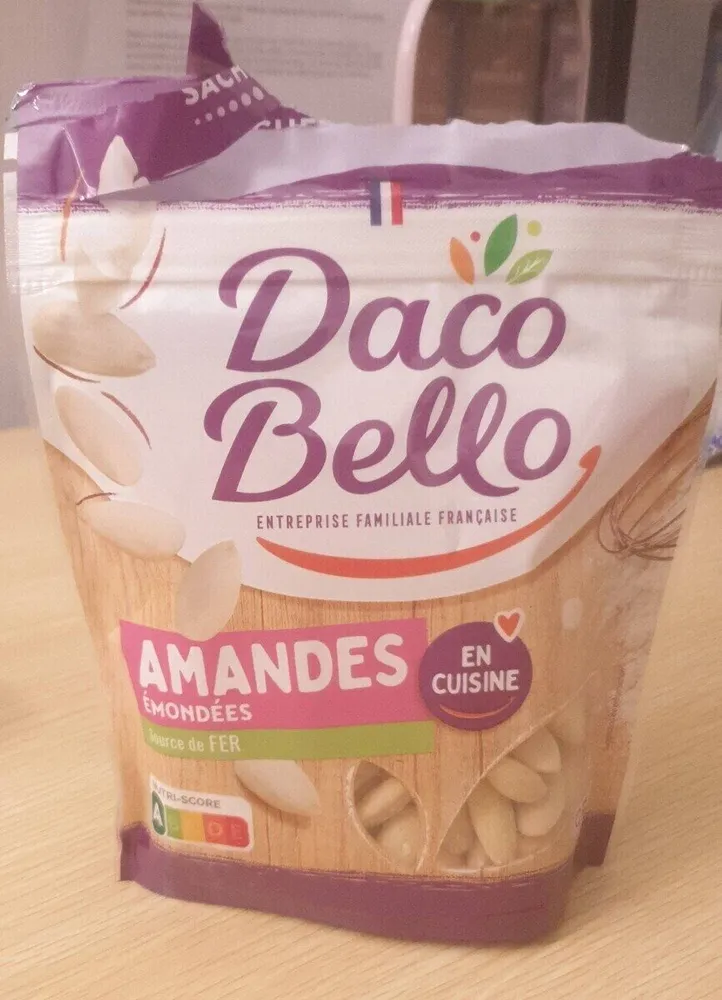 Amandes émondées
